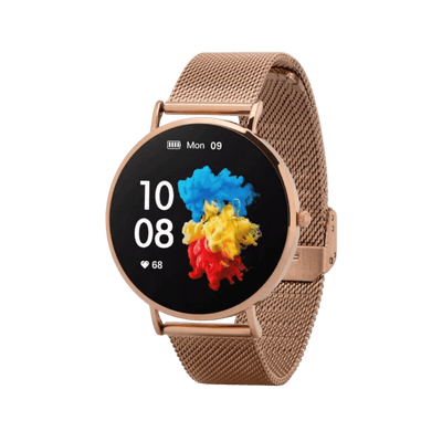 Smartwatch Garett Verona Złoty stalowy.
