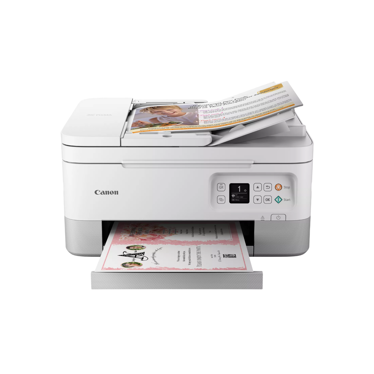 Urządzenie wielofunkcyjne atramentowe Canon Pixma TS7451a Biały.