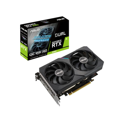 Karta graficzna Asus Dual GeForce RTX 3060 OC V2 12GB GDDR6.