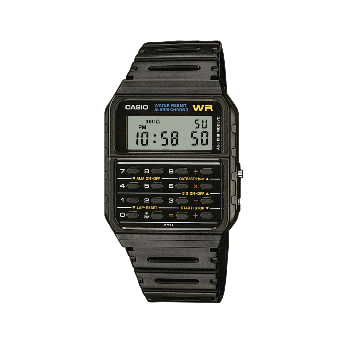 Zegarek Casio z kalkulatorem.