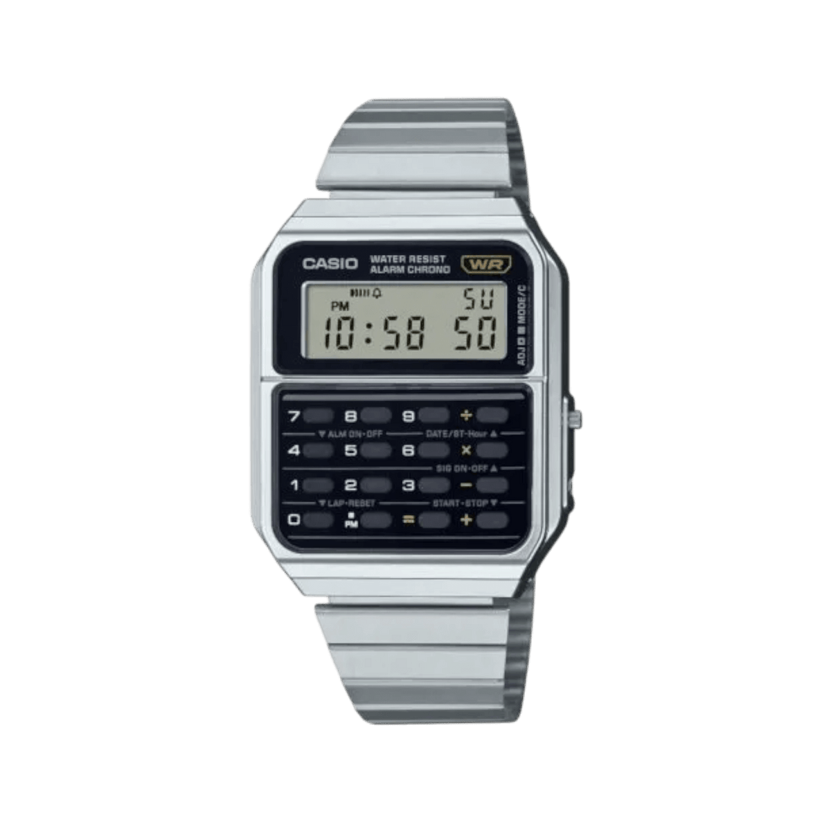 Zegarek Casio z kalkulatorem.