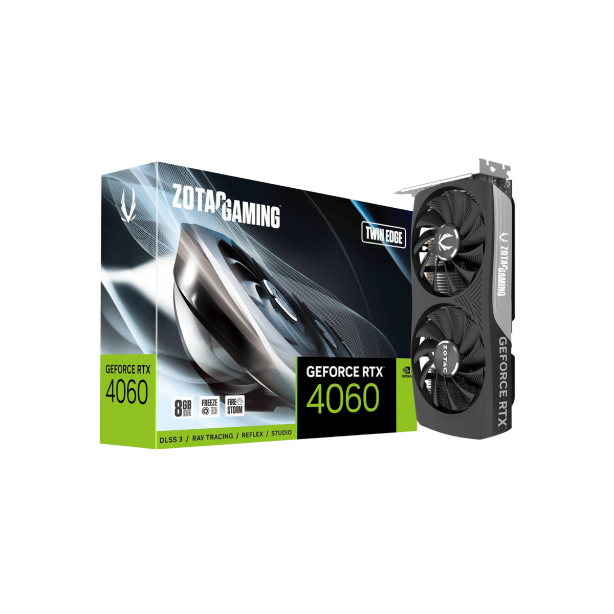 Karta graficzna ZOTAC GAMING GeForce RTX 4060 Twin Edge 8GB GDDR6.