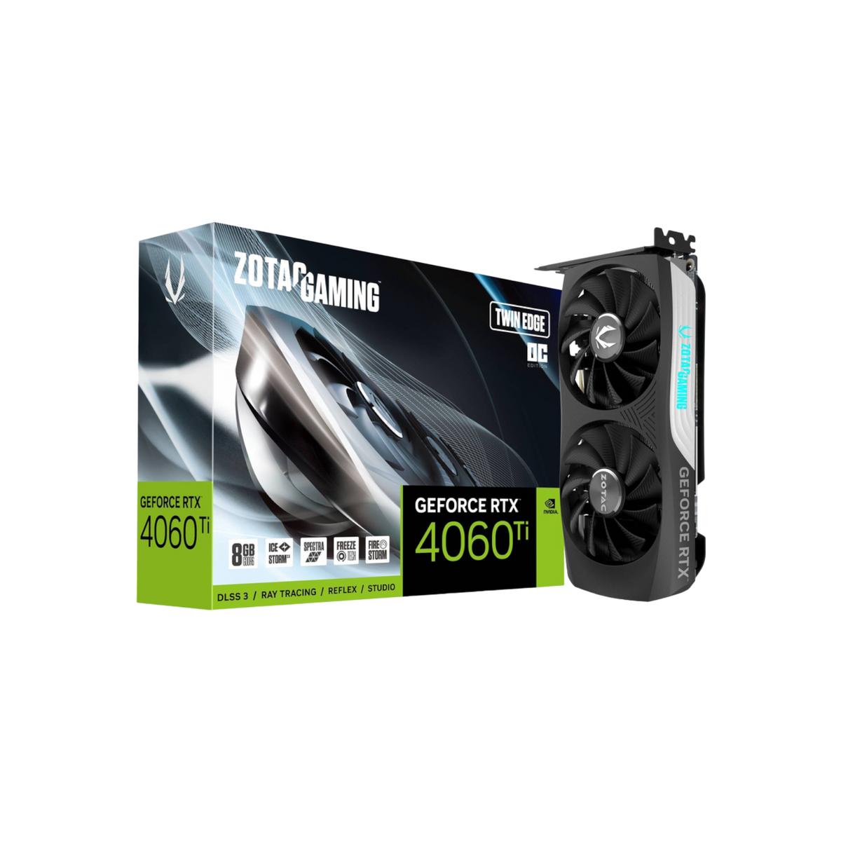 Karta graficzna ZOTAC GAMING GeForce RTX 4060 Ti Twin Edge OC 8GB GDDR6.