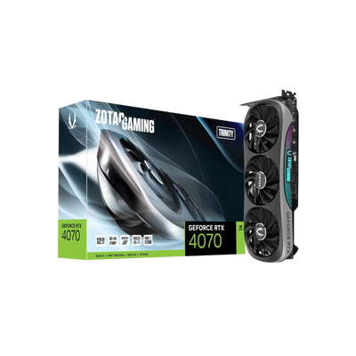 Karta graficzna ZOTAC GAMING GeForce RTX 4070 Trinity 12GB GDDR6X.