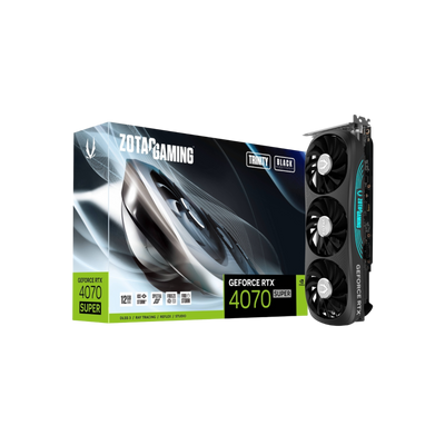 Karta graficzna ZOTAC GAMING GeForce RTX 4070 SUPER Trinity 12GB GDDR6X.