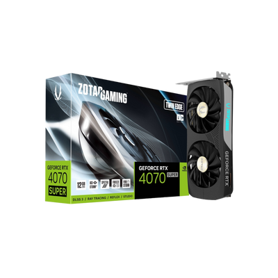 Karta graficzna ZOTAC GAMING GeForce RTX 4070 SUPER Twin Edge OC 12GB GDDRX6.
