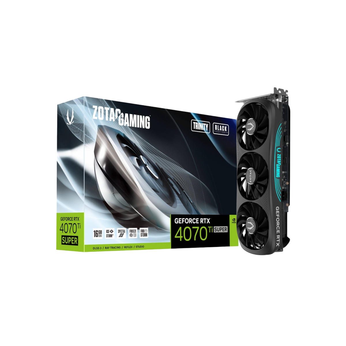 Karta graficzna ZOTAC GAMING GeForce RTX 4070 Ti SUPER Trinity 16GB GDDR6X.