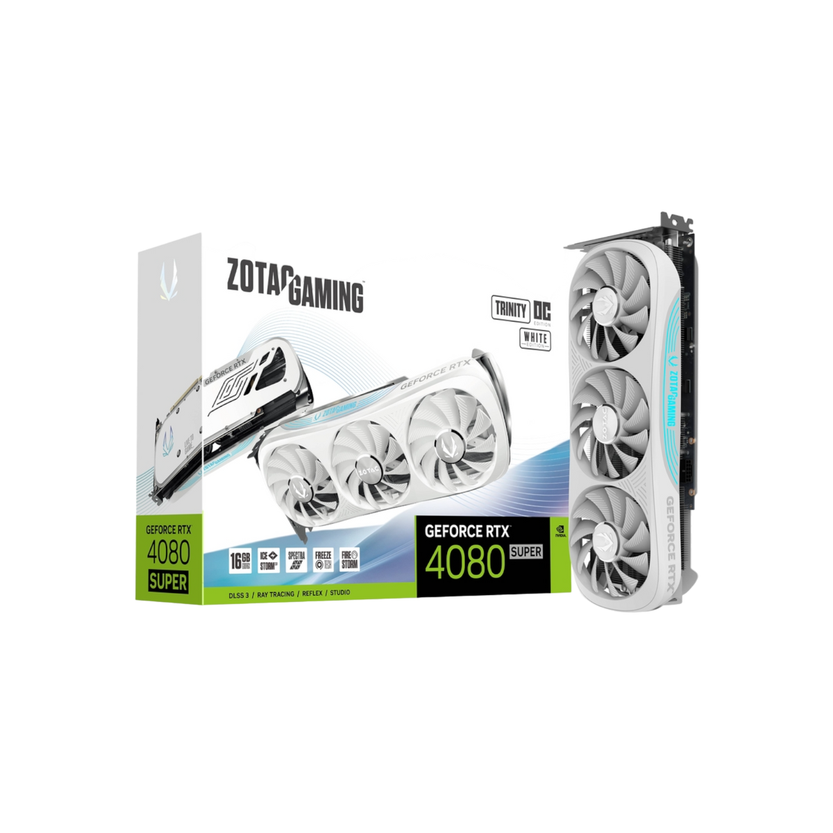 Karta graficzna ZOTAC GAMING GeForce RTX 4080 SUPER Trinity OC White 16GB GDDR6X.