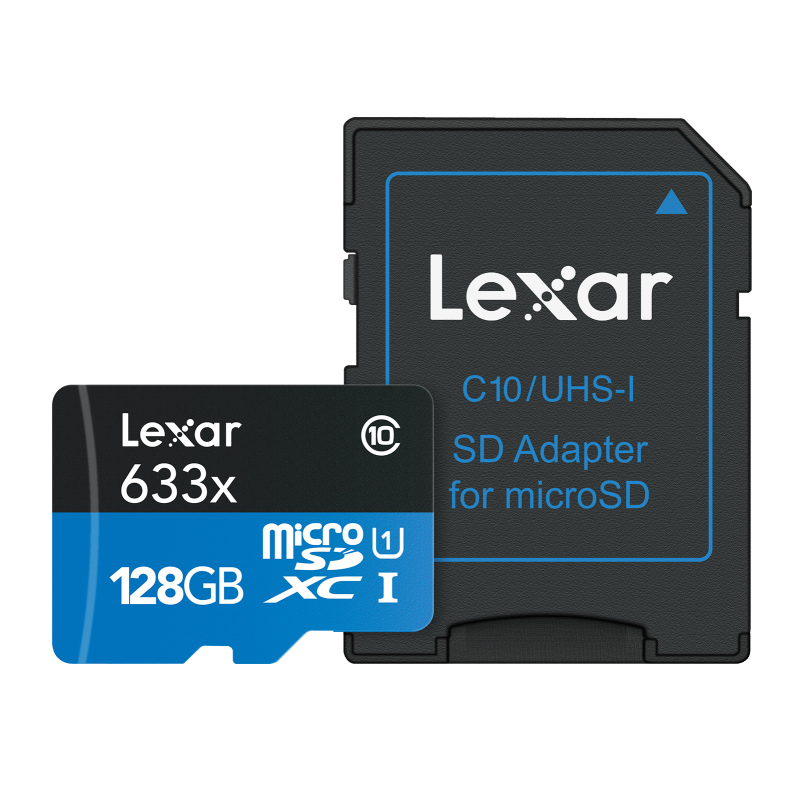 Karta pamięci Lexar microSDXC UHS-I Card + Adapter.