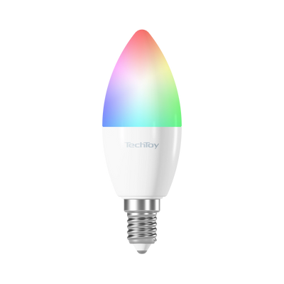 Inteligentna żarówka TechToy Smart Bulb RGB 6W E14 ZigBee.