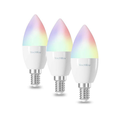 Inteligentna żarówka TechToy Smart Bulb RGB 4.5W E14 3pcs set.