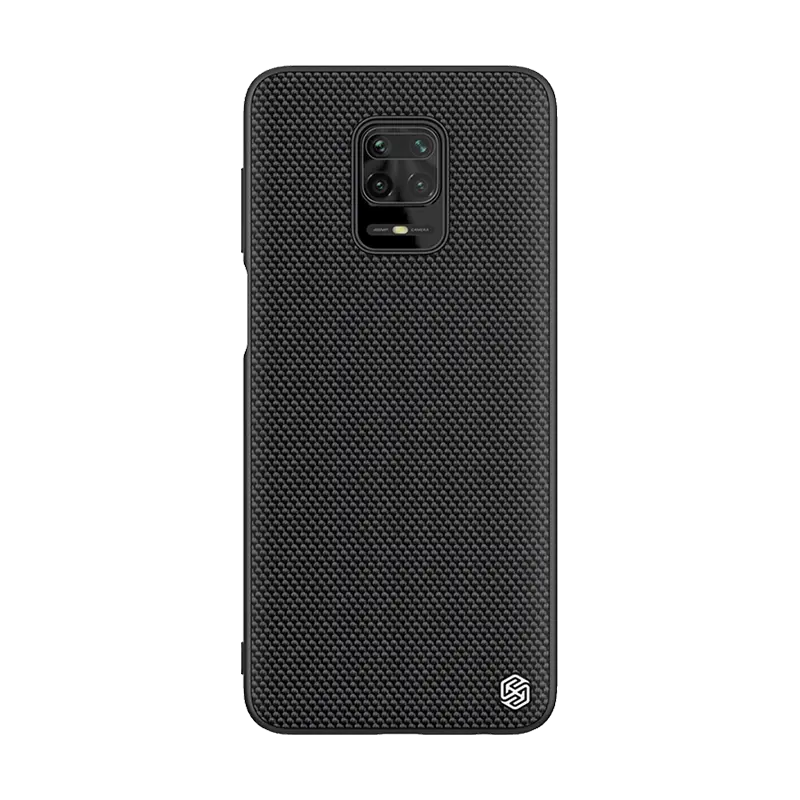 Plecione etui ochronne czarne do Redmi Note 9 Pro / Note 9S.