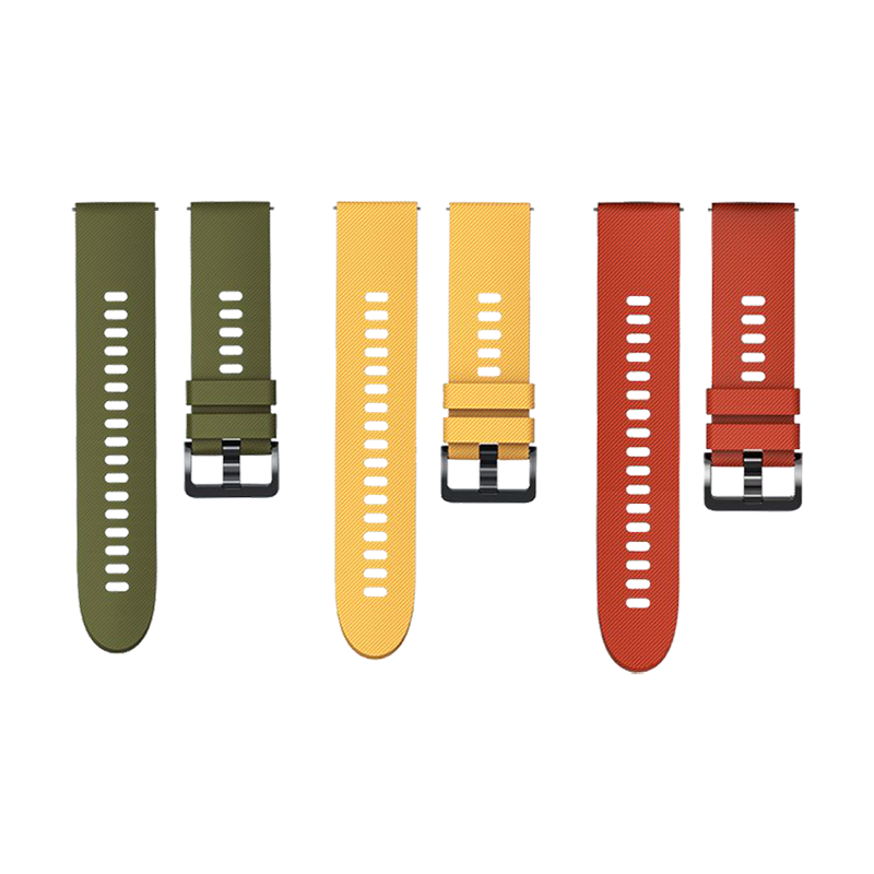 Wymienna opaska Mi Watch Strap (3-pack) (Olive, Yellow, Orange).