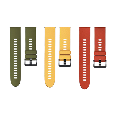 Wymienna opaska Mi Watch Strap (3-pack) (Olive, Yellow, Orange).