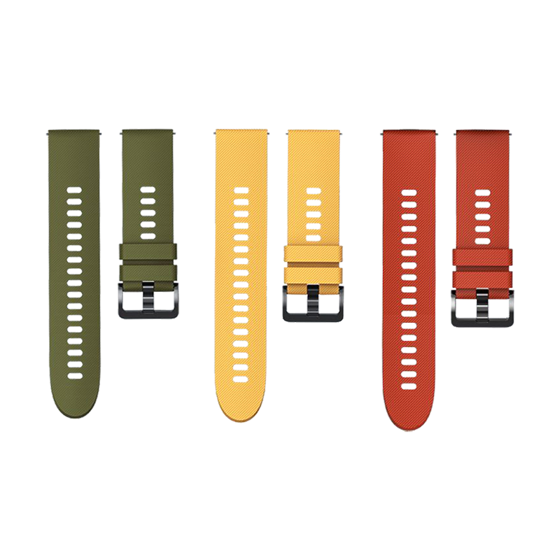 Wymienna opaska Mi Watch Strap (3-pack) (Olive, Yellow, Orange).