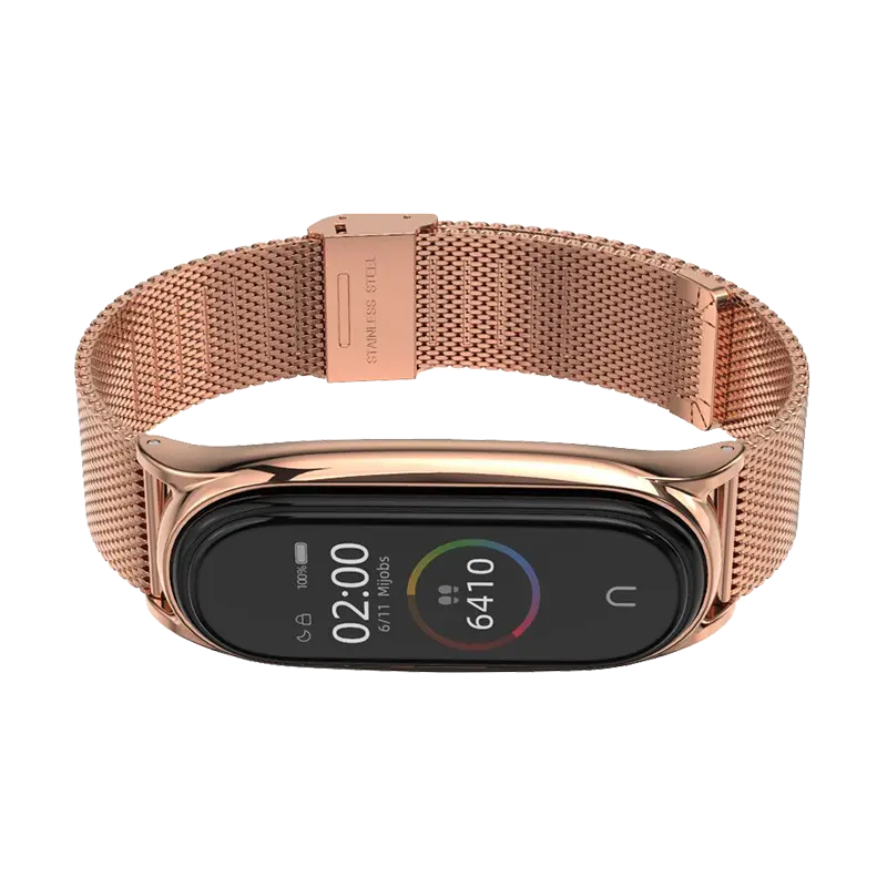 Stalowa bransoletka TechProtect do Mi Smart Band 5/6.