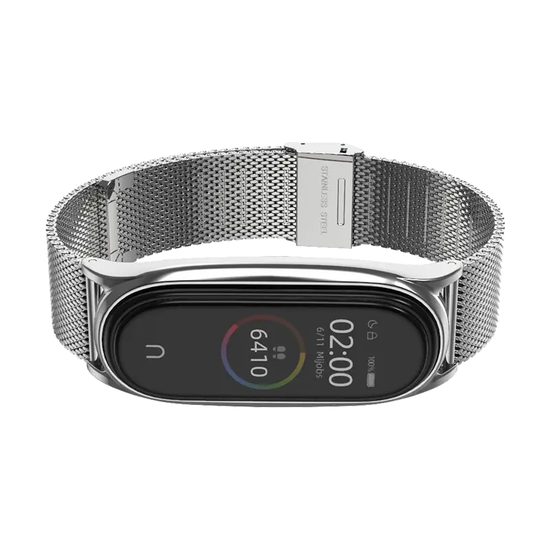 Stalowa bransoletka TechProtect do Mi Smart Band 5/6.