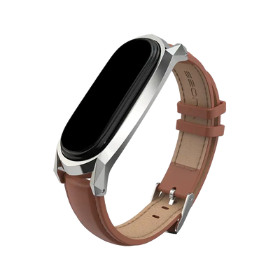 Wymienna skórzana opaska TechProtect do Mi Smart Band 5/6.