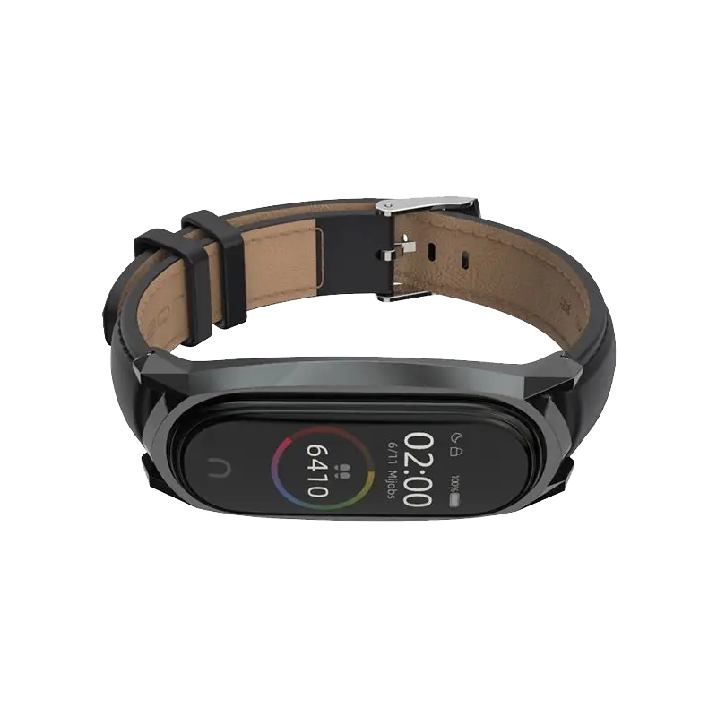 Wymienna skórzana opaska TechProtect do Mi Smart Band 5/6.