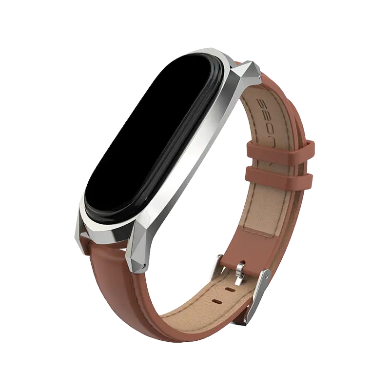 Wymienna skórzana opaska TechProtect do Xiaomi Smart Band 7.